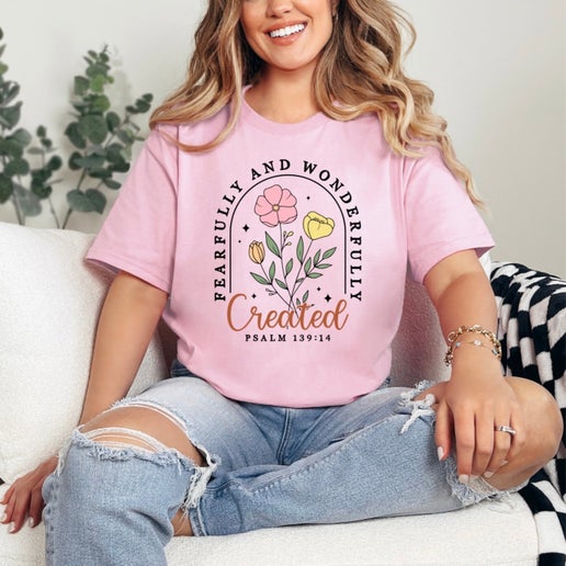 Created fearfully and wonderfully T-Shirt