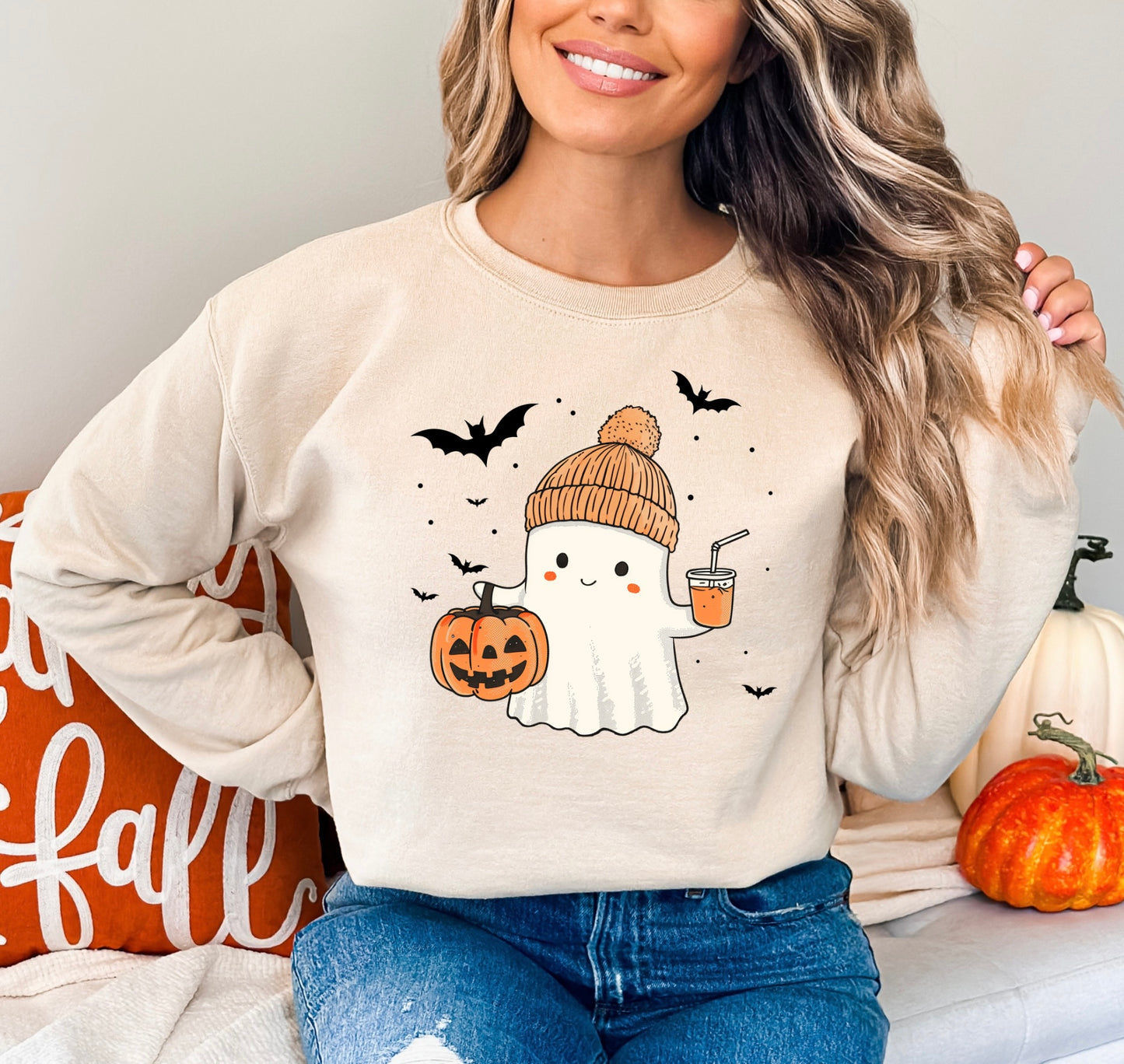 Cute Ghost Crewneck