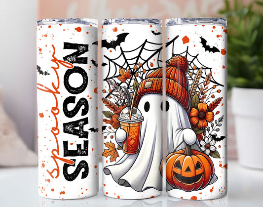 Spooky Season Halloween Tumbler With Double Wall Insulation